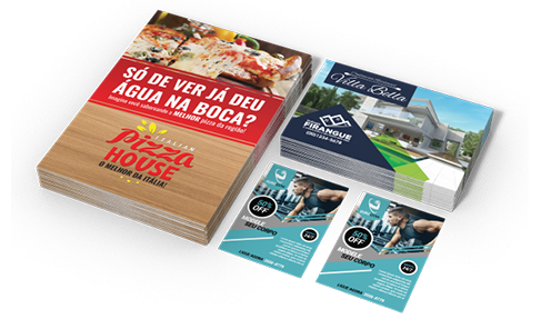 Folder Couchê 120g Sem Verniz 20x28cm - 4x1 - 20000 unid