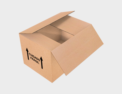 Caixa de Papelão Personalizada Nº 2434 - 38x24,5x16cm - 4x0 - 250 unid